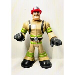 VINTAGE Rescue Heroes Action Figure Toy Billy Blazes Fireman 6" Tall!